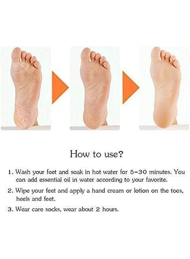 شرابات سيليكون مرطبة فائقة النعومة لعلاج القدم والكاحل الجاف المتشقق والعناية بالبشرة وجمال القدمين، شرابات مرطبة مناسبة للمنتجعات الصحية لعلاج الكعوب المتشققة (شرابات صحية) - Image 2